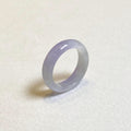 US 8 Gransky Purple Jade Ring - Handcrafted Natural Grade-A Jadeite