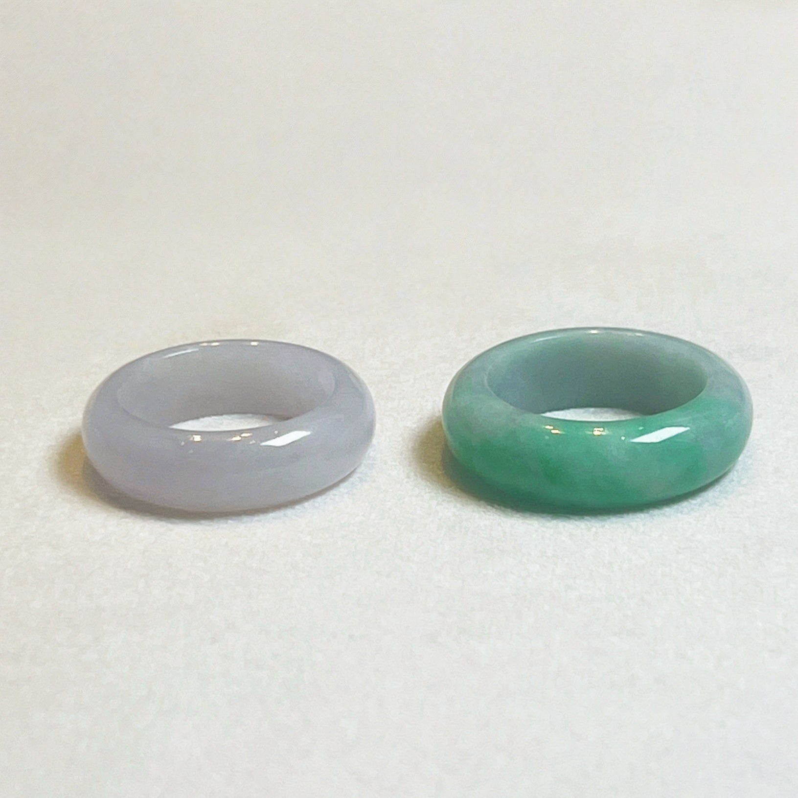 Green & Purple Jade Ring US 7.5-7.75 – Natural Type A Burmese Jadeite
