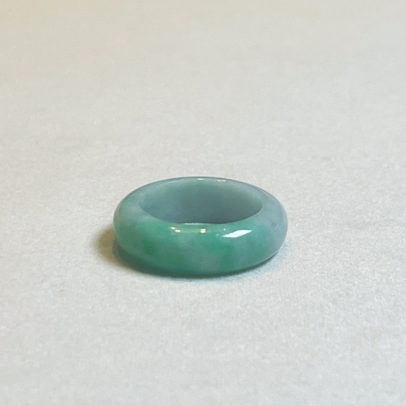 Green & Purple Jade Ring US 7.5-7.75 – Natural Type A Burmese Jadeite