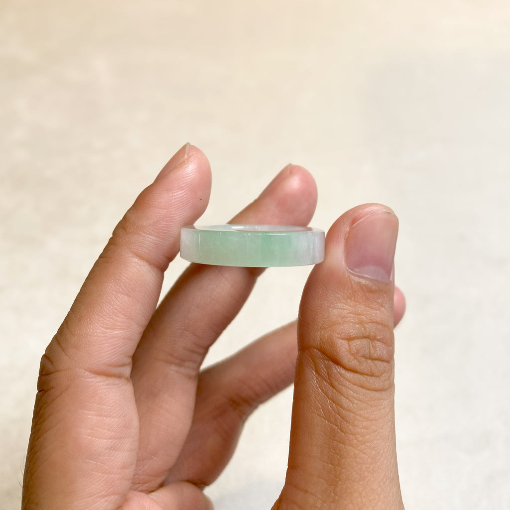 Gransky Natural Untreated A Grade Burma Jadeite Ring