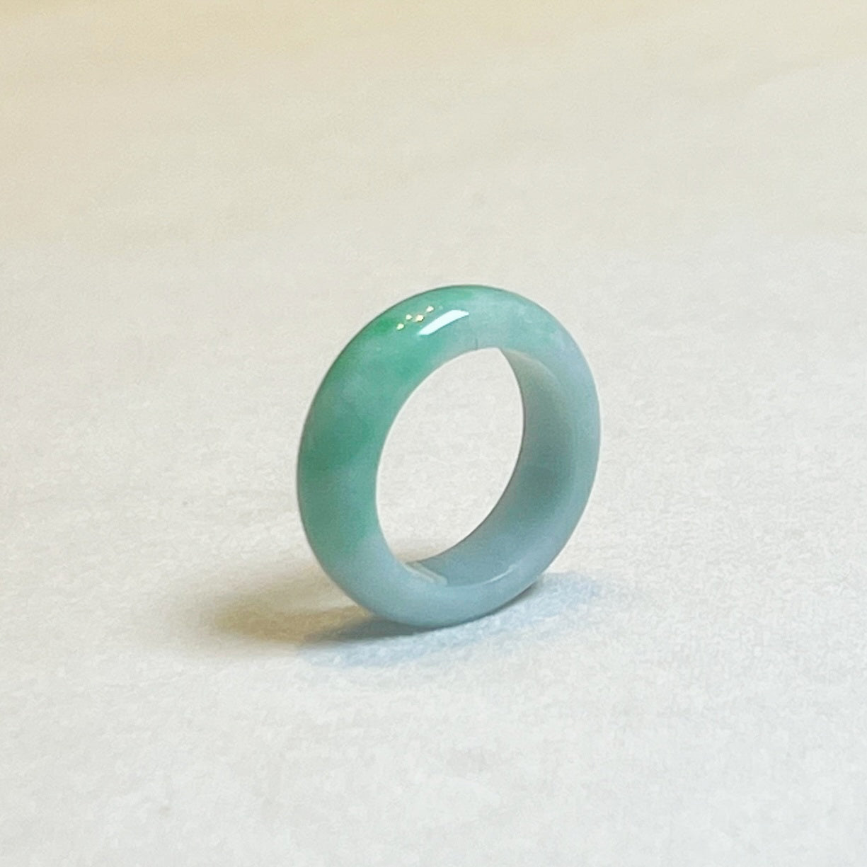 Green & Purple Jade Ring US 7.5-7.75 – Natural Type A Burmese Jadeite