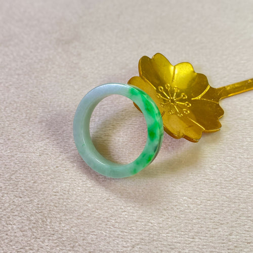 Gransky Handmade Natural Minimalist Jadeite Ring